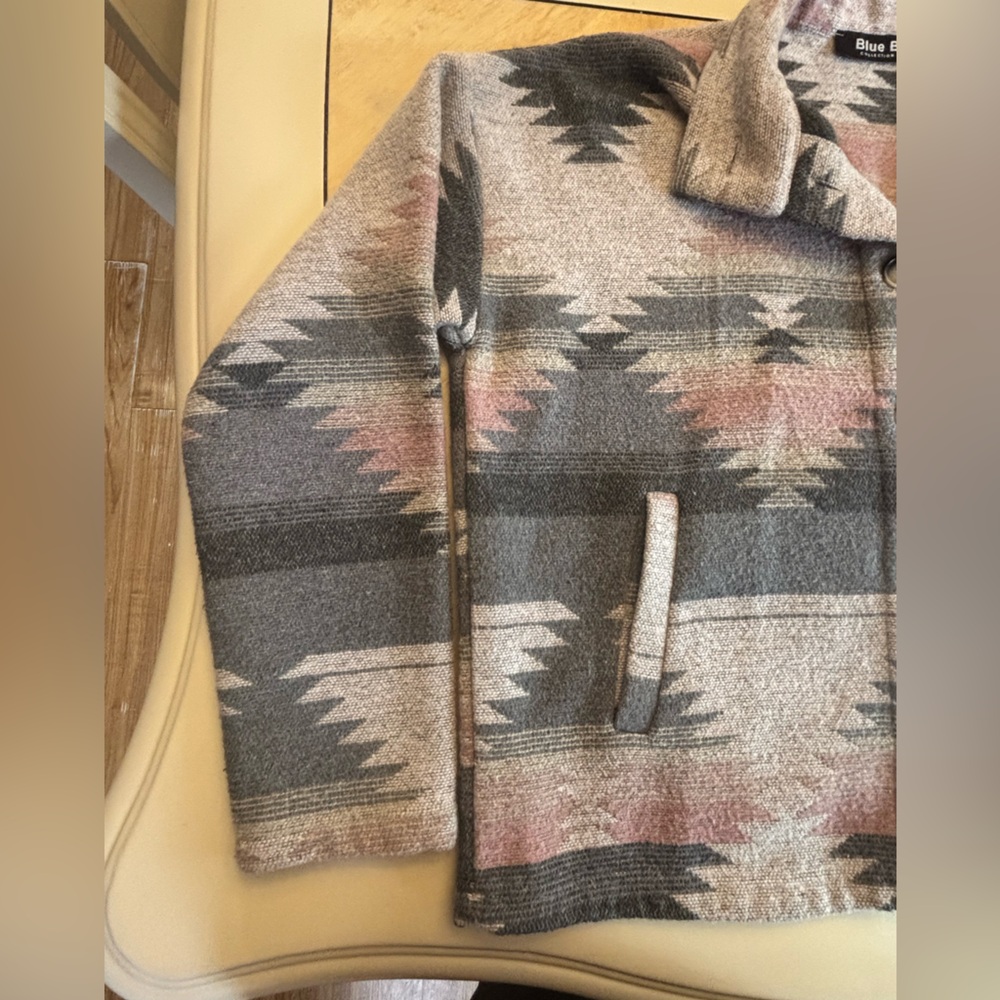Southwestern Patterned Button-Up Jacket - Picture 8 of 10